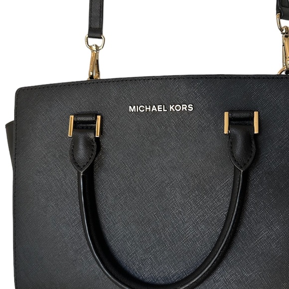 MICHAEL KORS Selma Medium Saffiano Leather Cossbody Bag EXCELLENT CONDITION - Picture 14 of 15